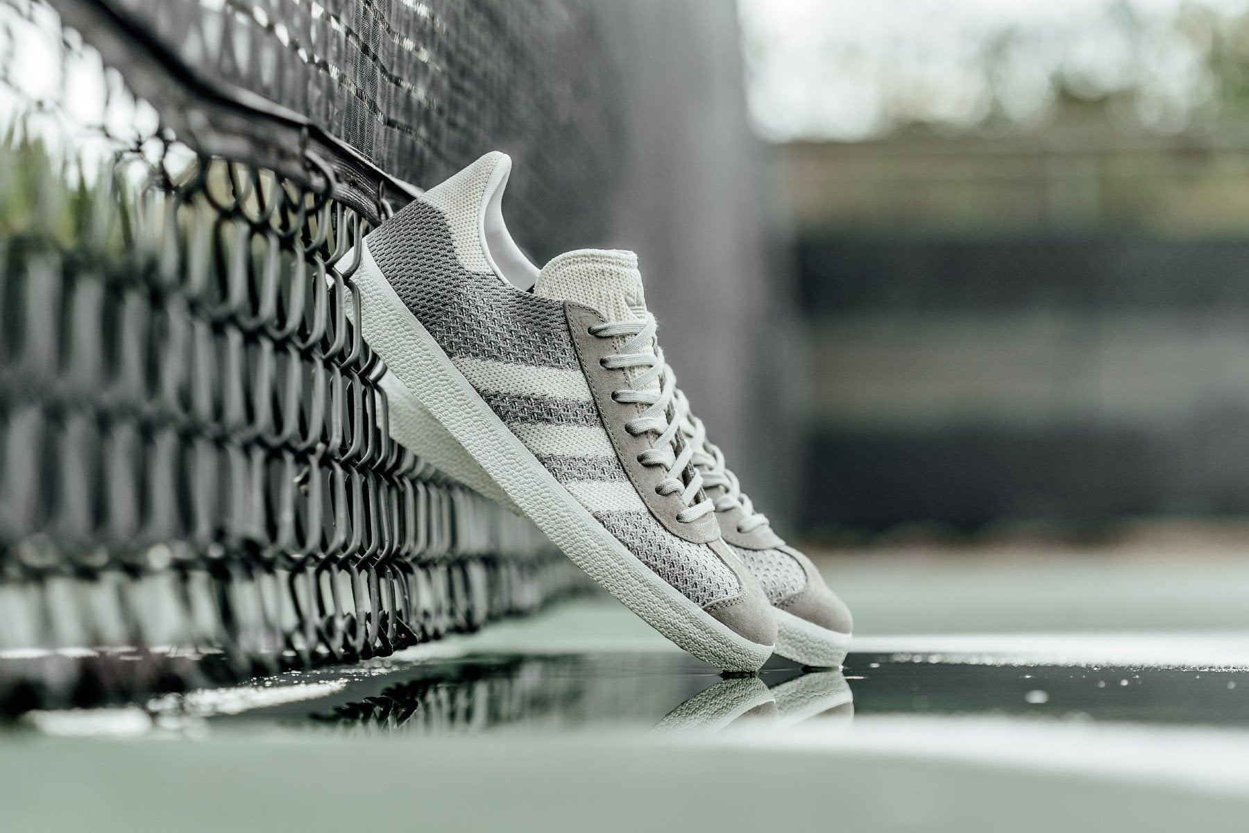 Adidas Originals Gazelle "Primeknit" in Sesame/Off White Available Now Feature Adidas Originals Gazelle "Primeknit" in Sesame/Off White Available Now Feature