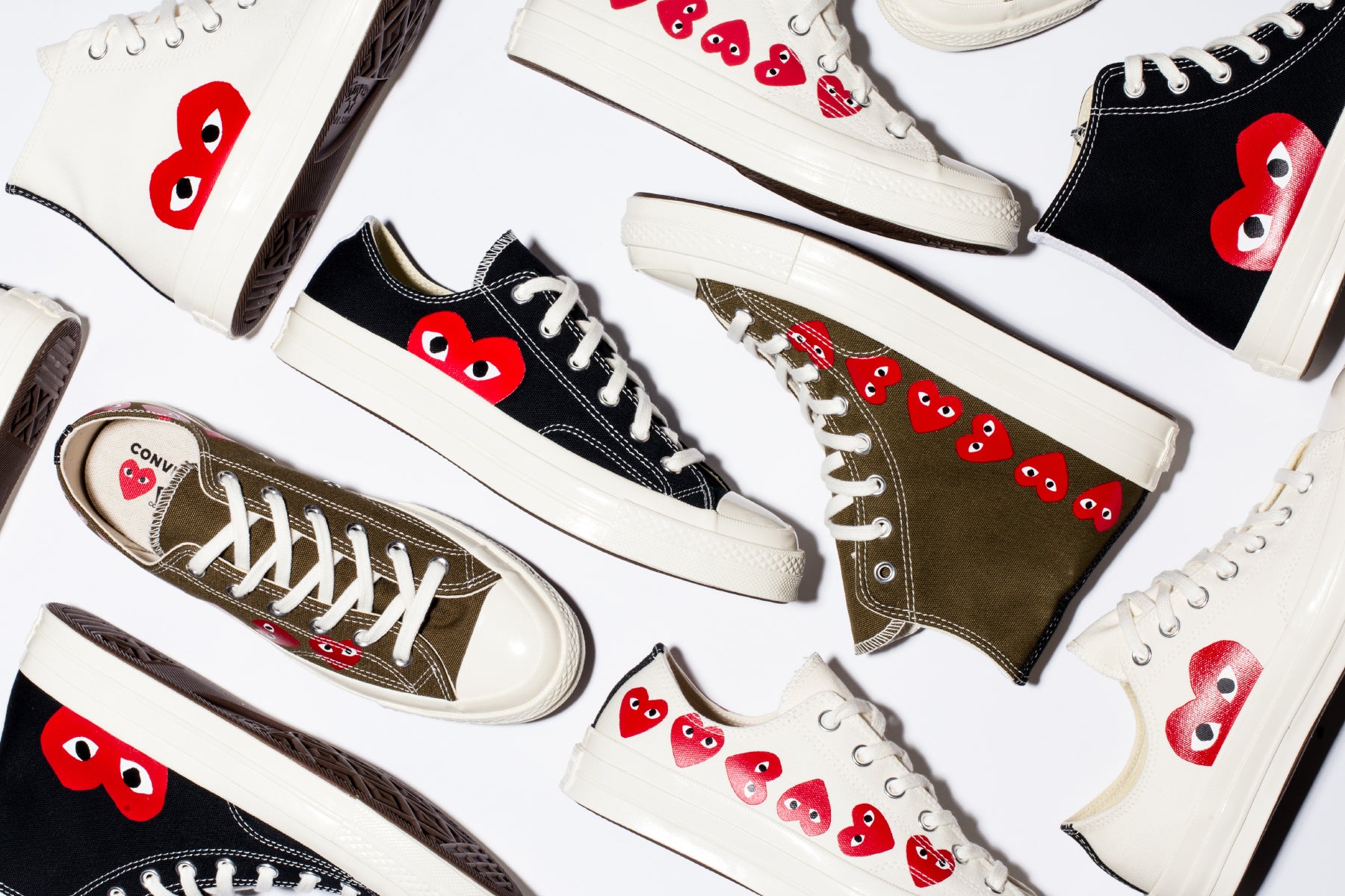 indrømme Flytte areal Converse x Comme des Garcons PLAY All Star Chuck 70 Restock Now Availa –  Feature