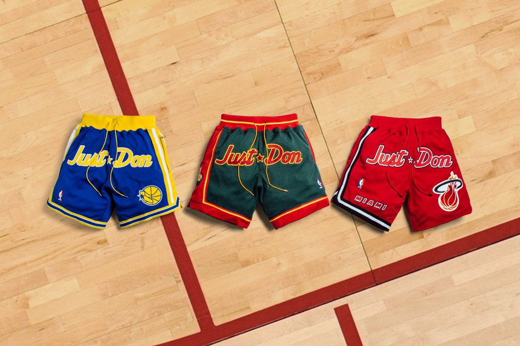 READYMADE × JUST DON basket shorts L Just_Don_Warriors-Sonics-Heat-