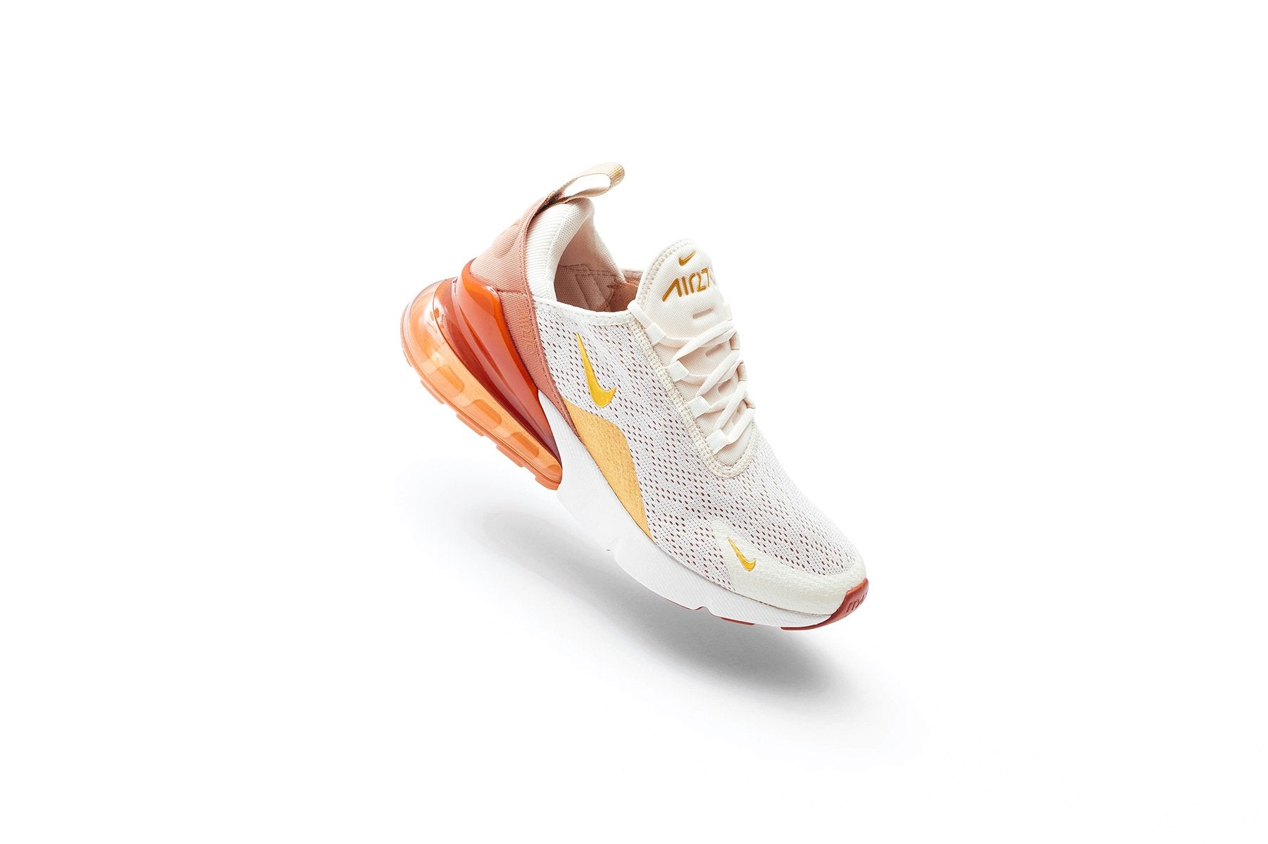 Nike Women's Air Max 270 "Light Cream/Metallic Gold-Terra Blush" Feature