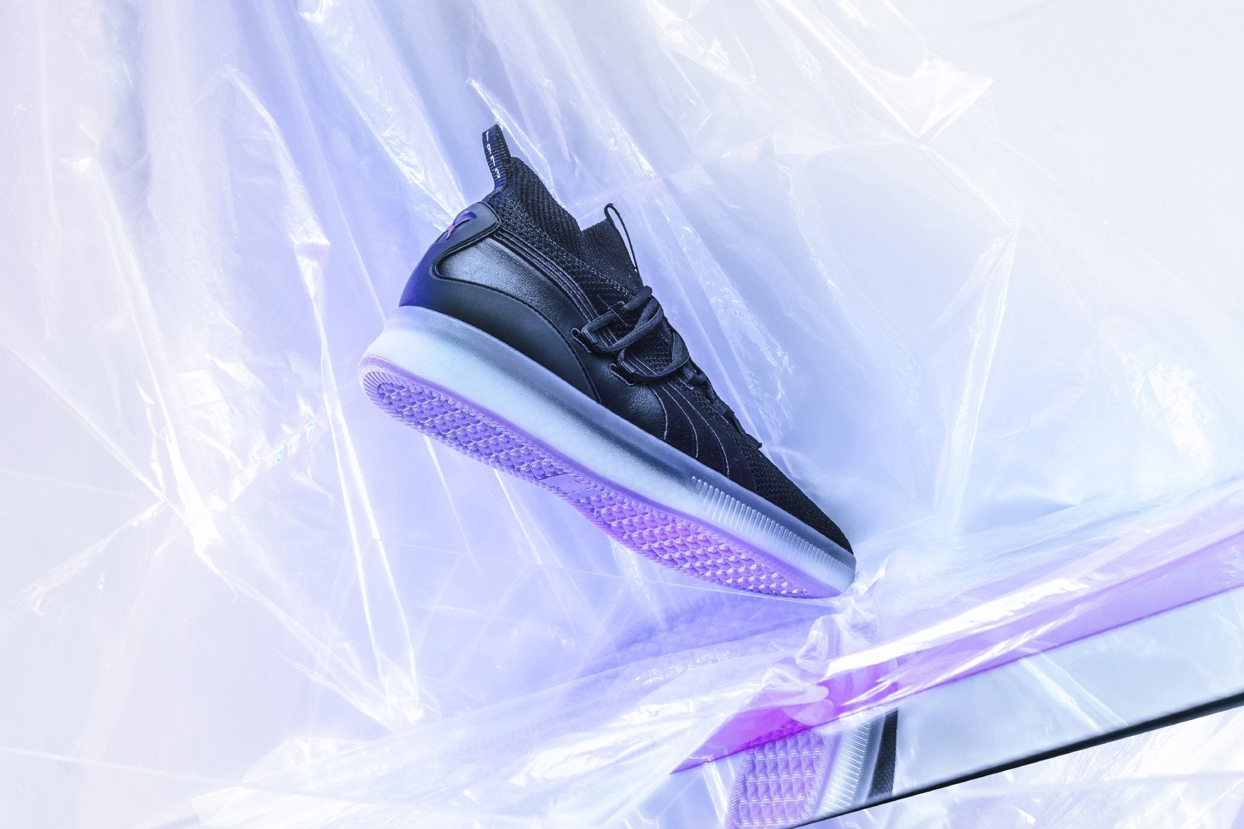 Puma black electric purple Clearance