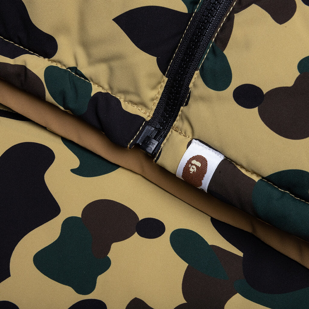 1st Camo Reversible Down Vest - Yellow – Feature