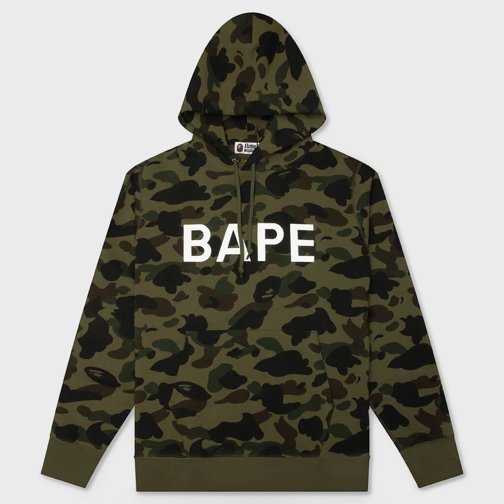 1st Camo Bape Pullover Hoodie - Green – Feature