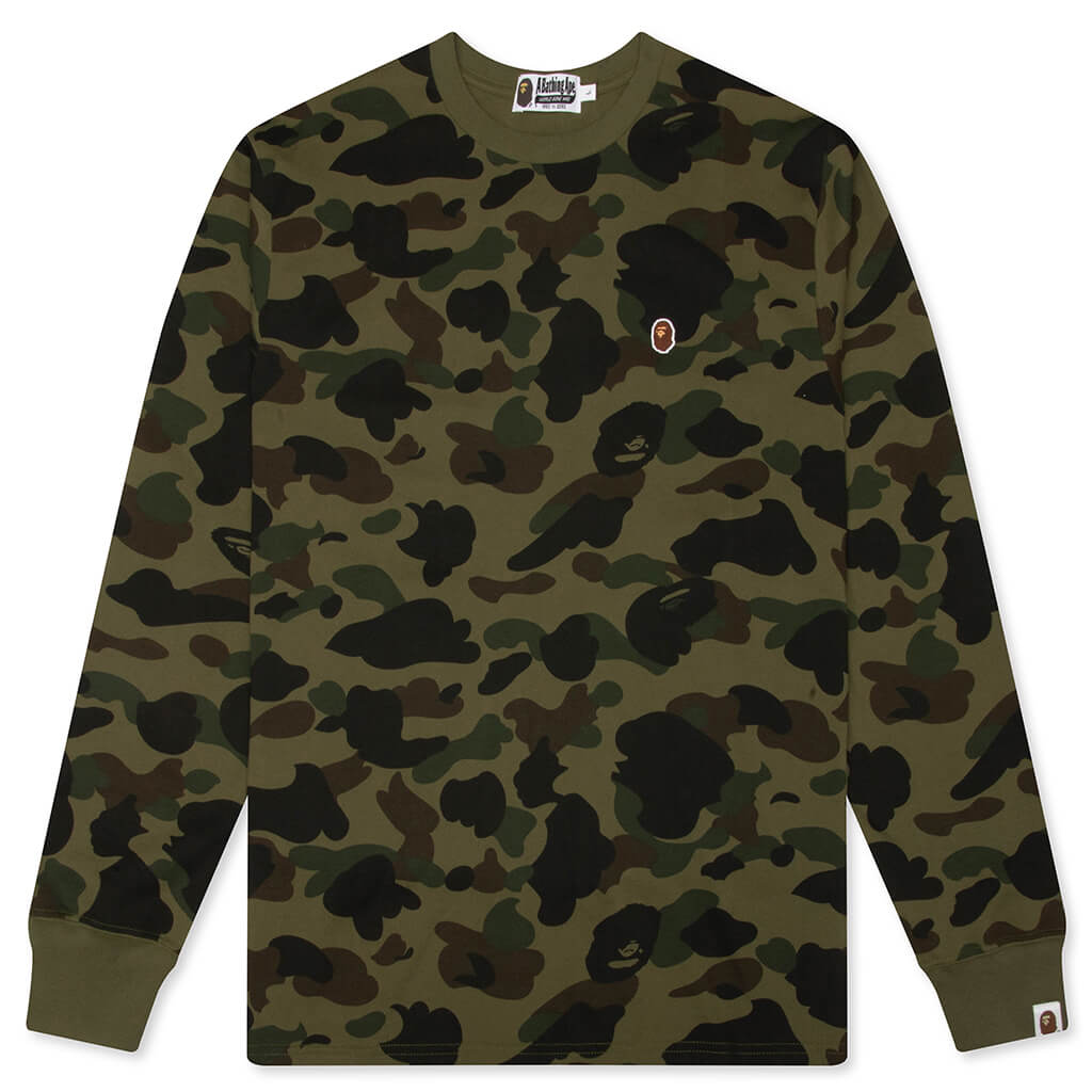1st Camo One Point L/S Tee - Green – Feature
