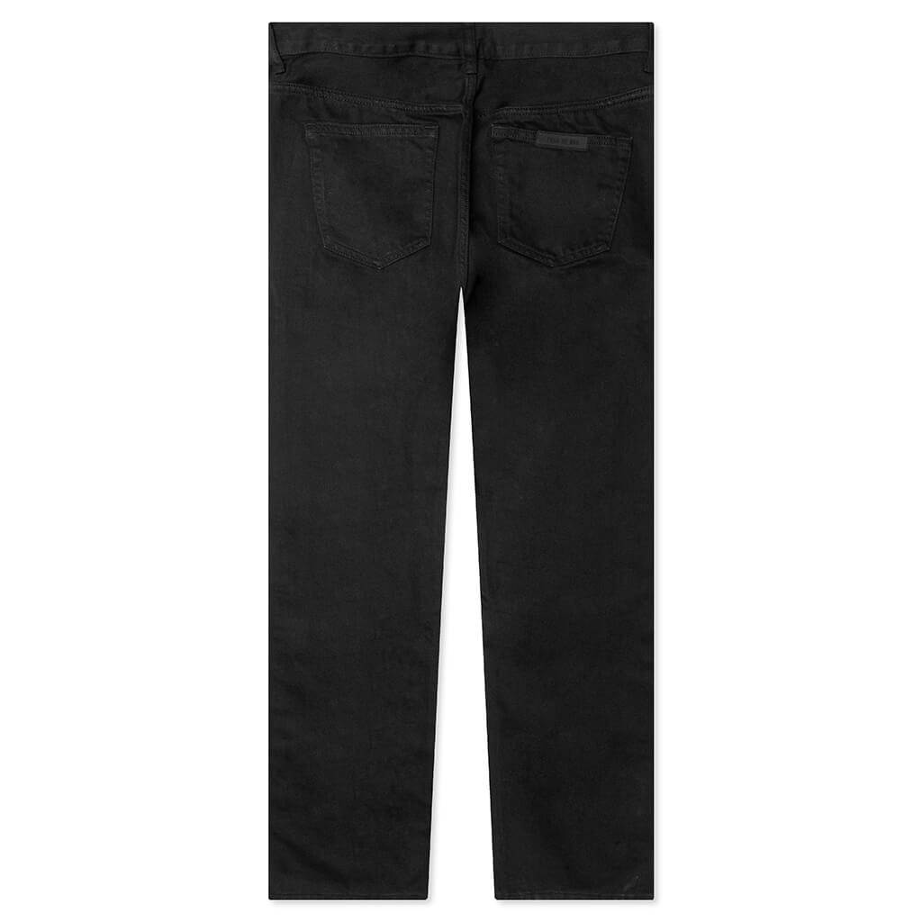 5 Pocket Jean - – Jet Feature Black