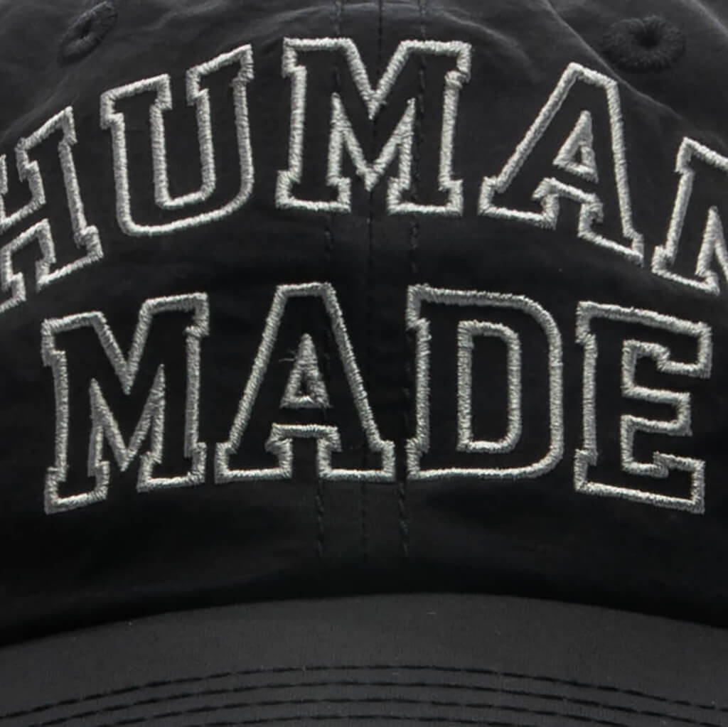 6 Panel Nylon Cap - Black – Feature