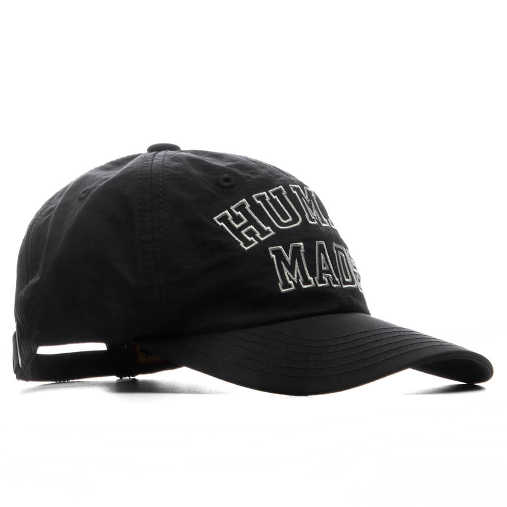 6 Panel Nylon Cap - Black – Feature