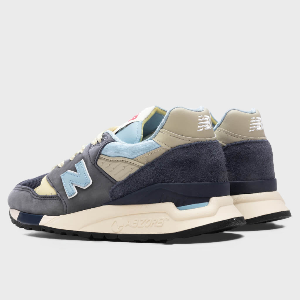 Made in USA 998 - NB Navy/Chrome Blue – Feature