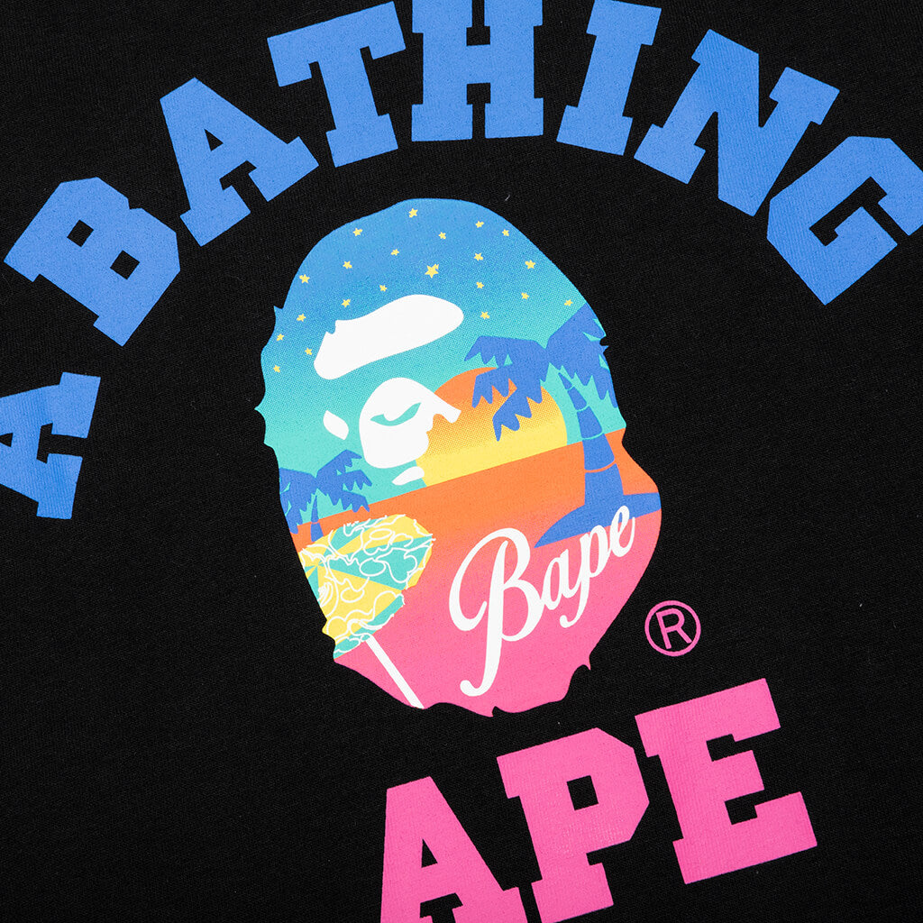 Bape Sunset Beach Tee Black