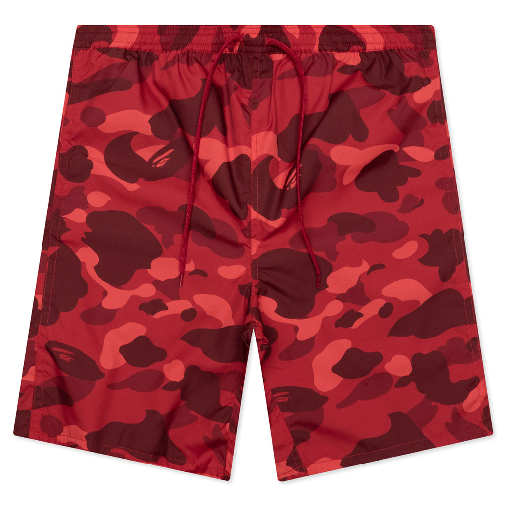 Color Camo Shark Reversible Shorts Red – Feature