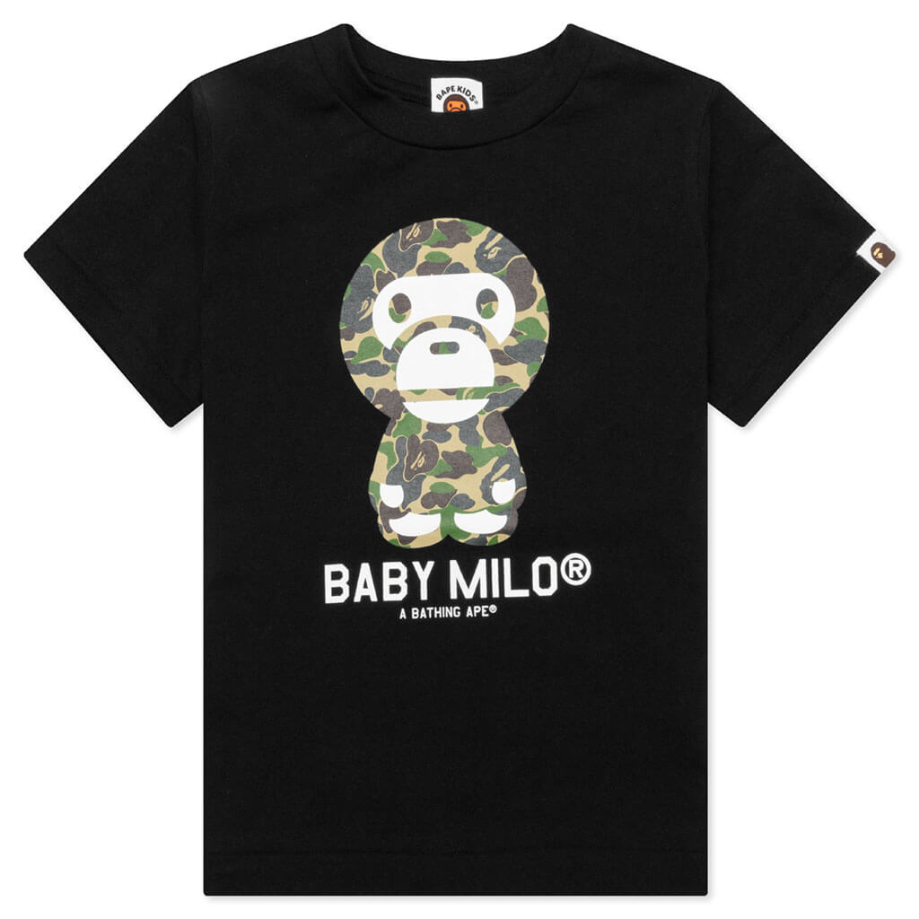 Kids Abc Camo Baby Milo Tee - Black – Feature
