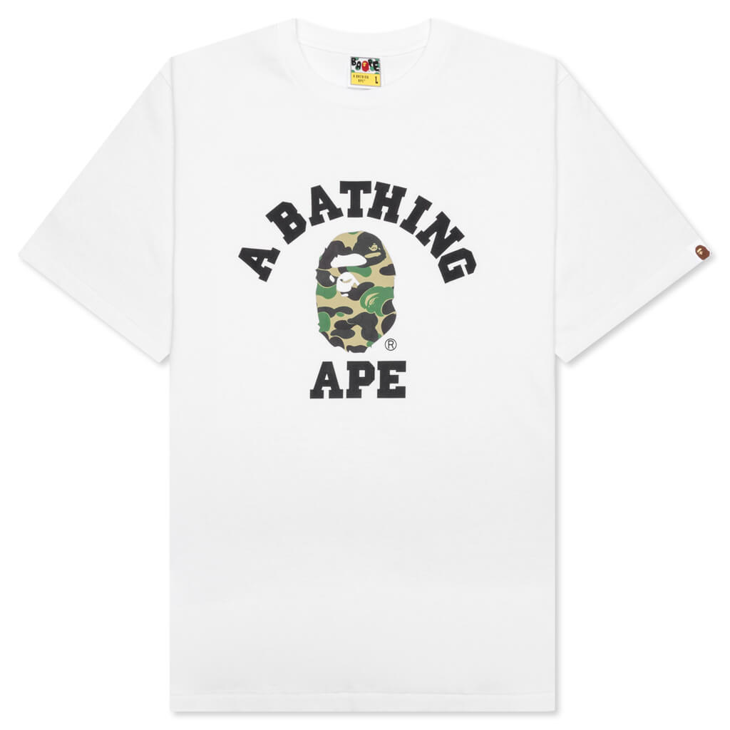ABC Camo College Tee - White/Green – Feature