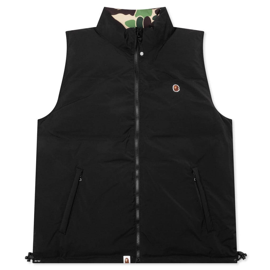 Abc Camo Reversible Down Vest Green – Feature - Main Image