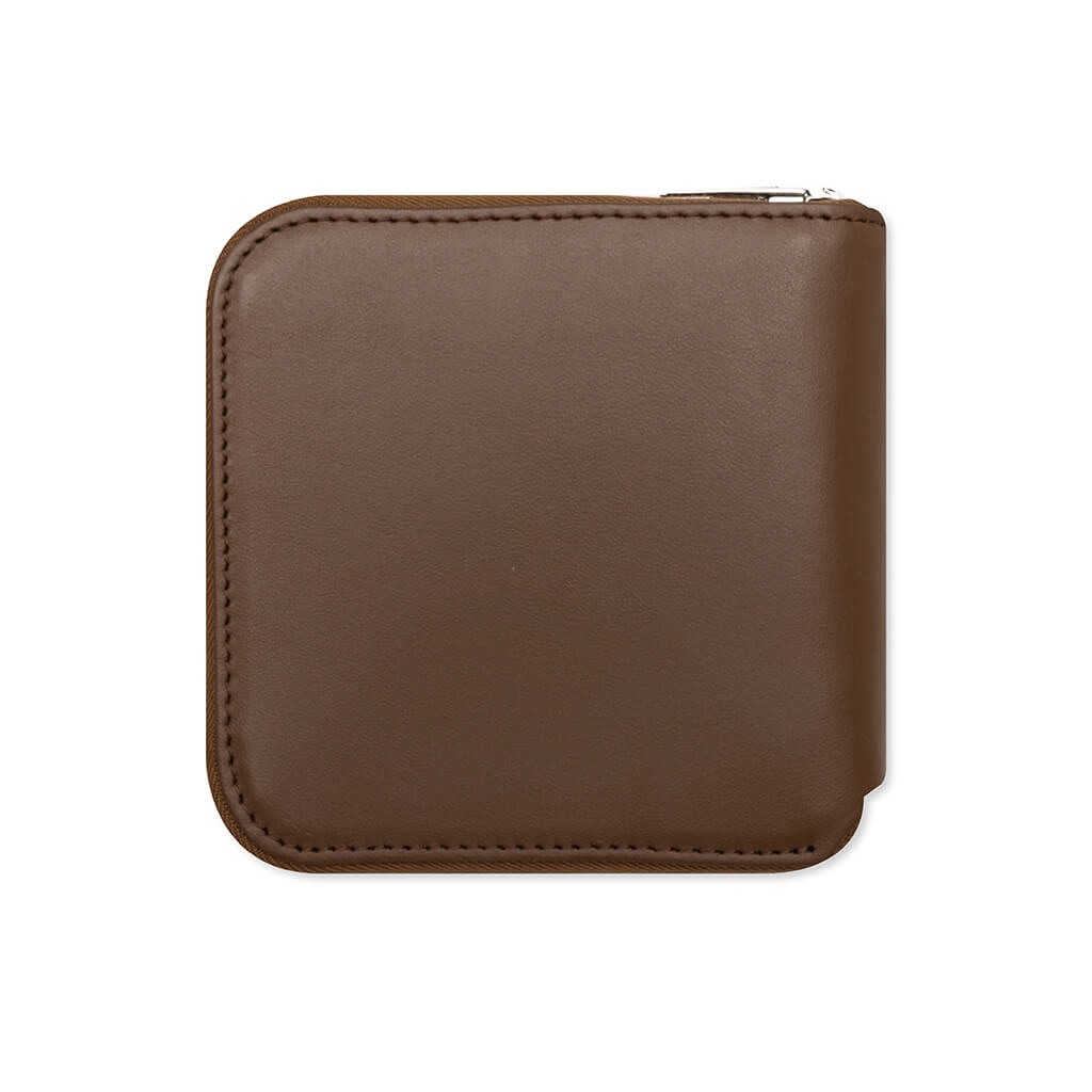 Zipped Wallet - Camel Brown – Feature