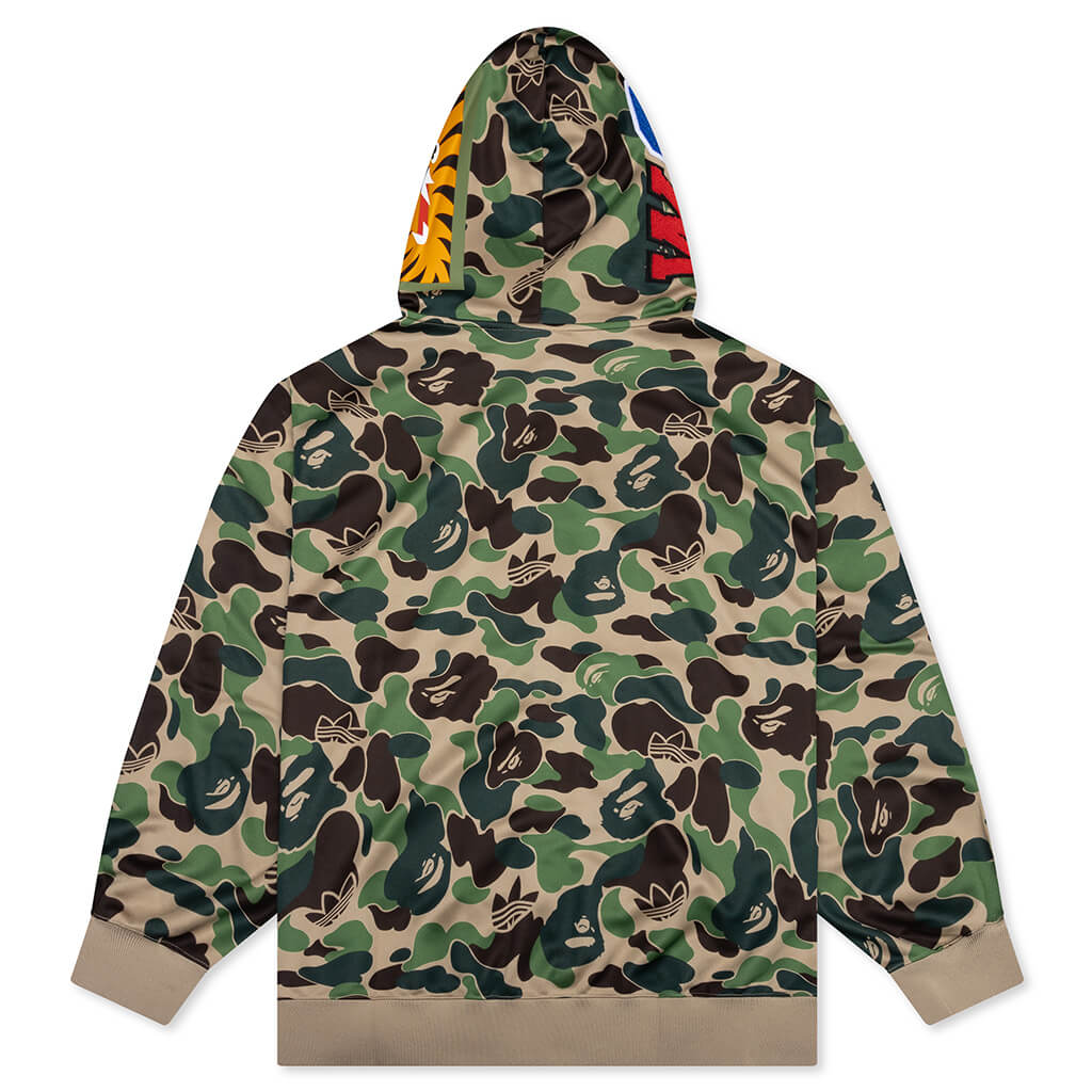 Adidas x BAPE Shark Track Hoodie - Crew Green – Feature