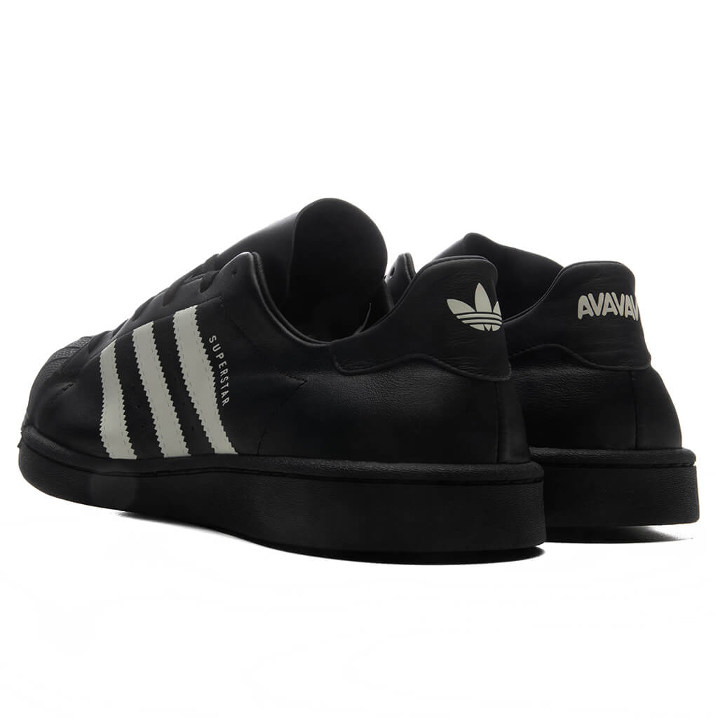 Adidas Originals x Avavav Women's Superstar - Core Black/Ivory/Off