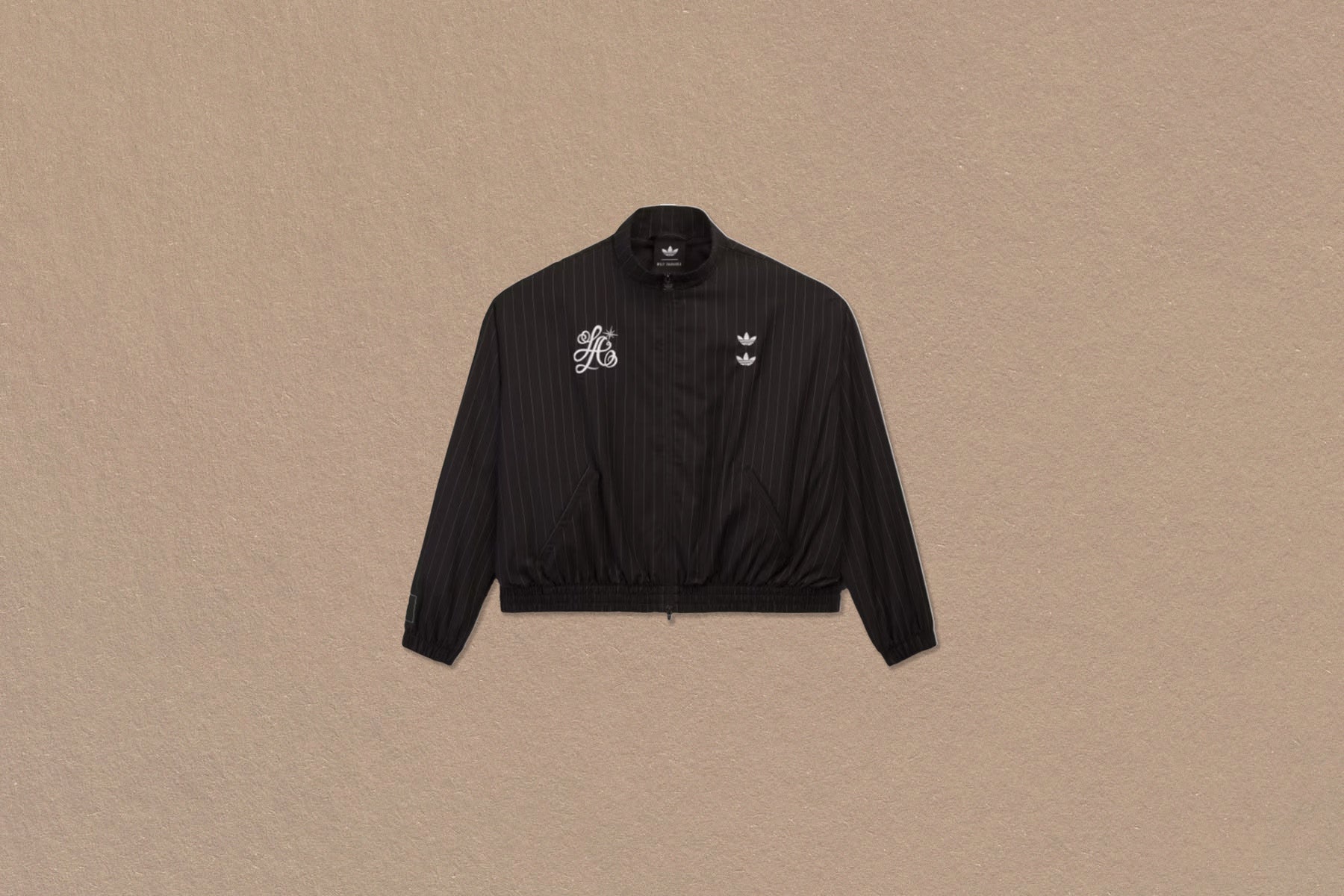 ジャケット・アウター XS ADIDAS WILLY CHAVARRIA STRIPE JACKET Willy Chavarria x Adidas logo-embroidery Stripe Jacket | Black