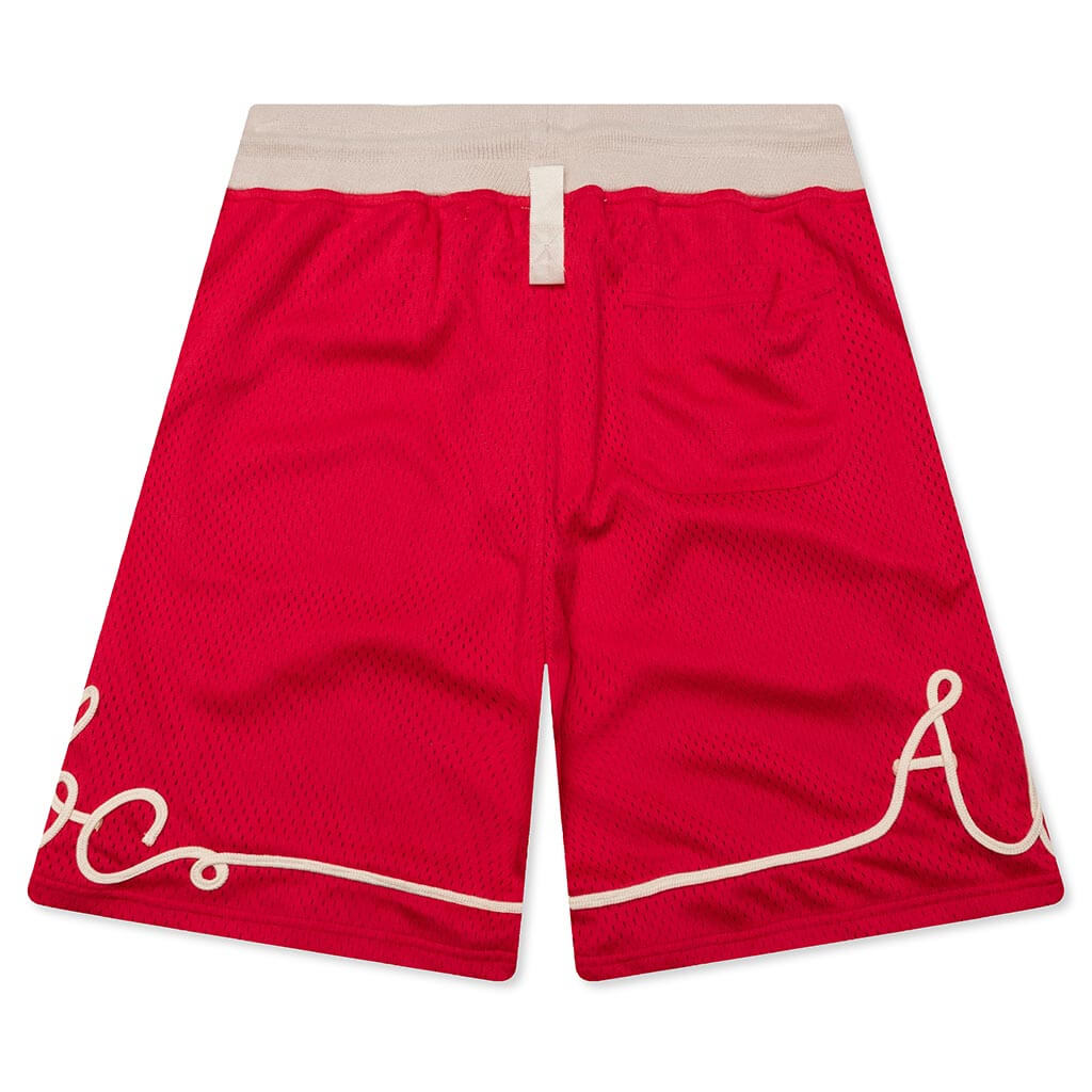 Basketball Shorts - Red Plaid – Feature