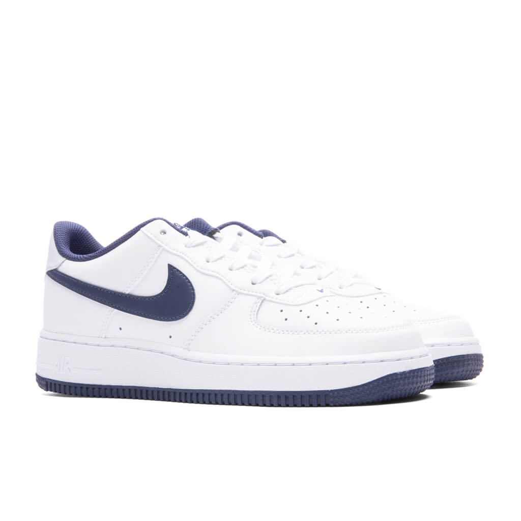 Air Force LV8 (GS) White/Midnight Navy/Football Grey – Feature