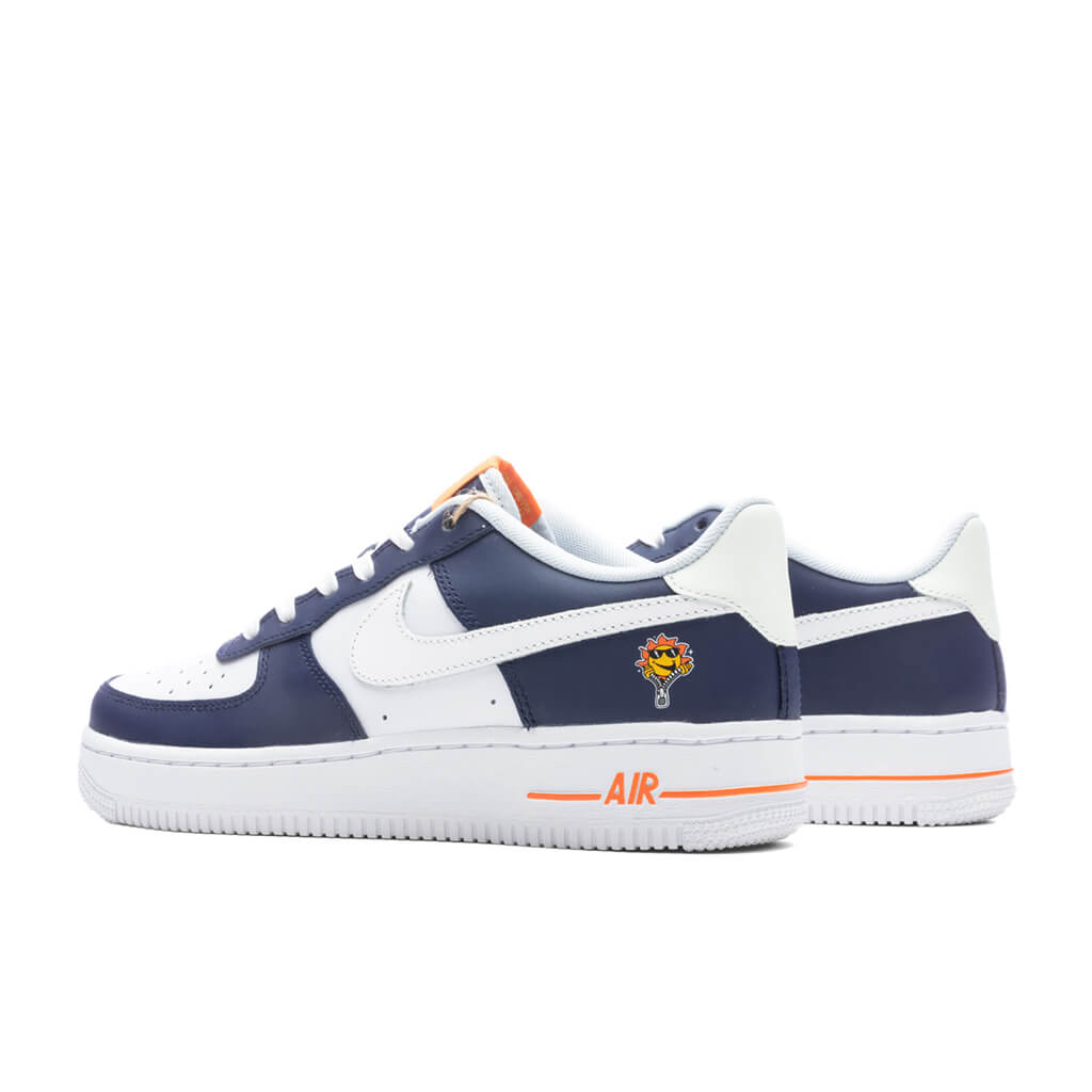 Nike Air Force 1 LV8 White/Midnight Navy/Chile Red Grade School Boys' Shoe