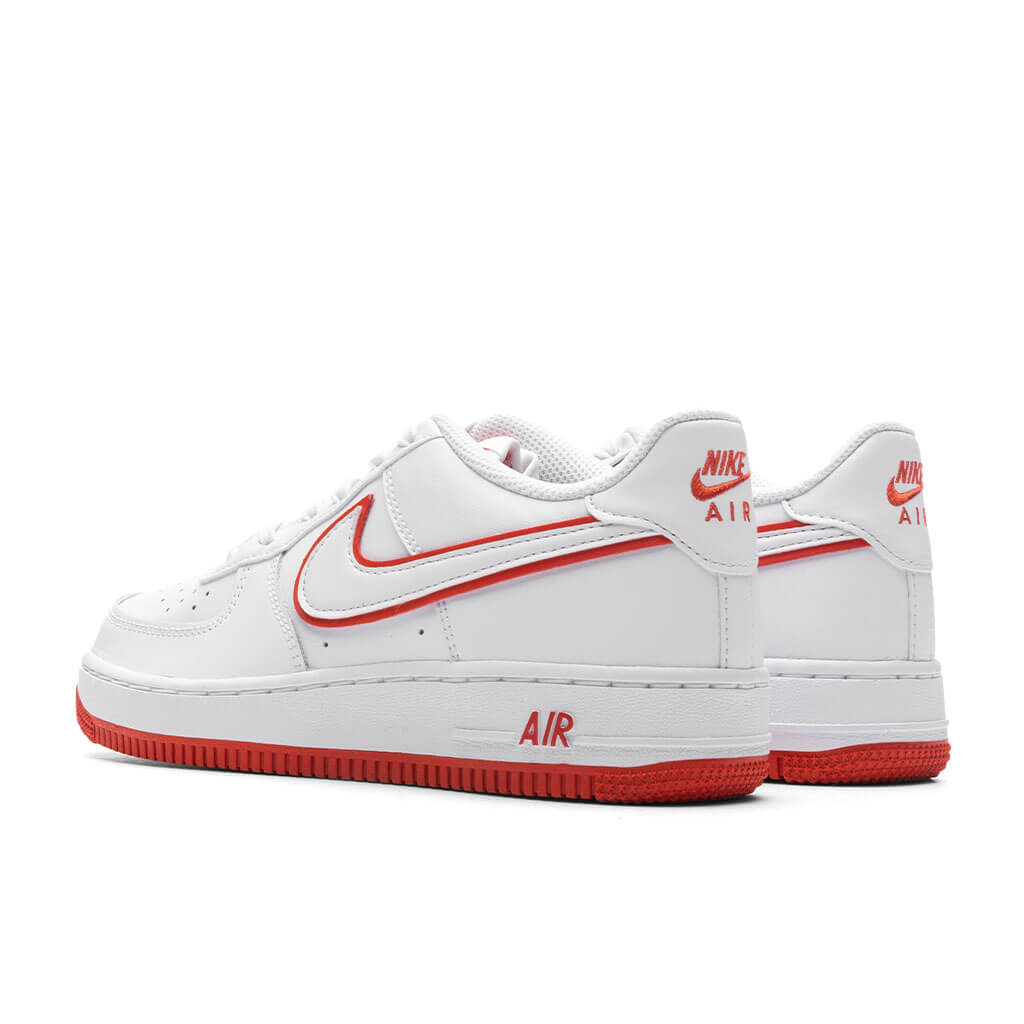 Nike PS Air Force 1 Low - White / White / Picante Red 11C