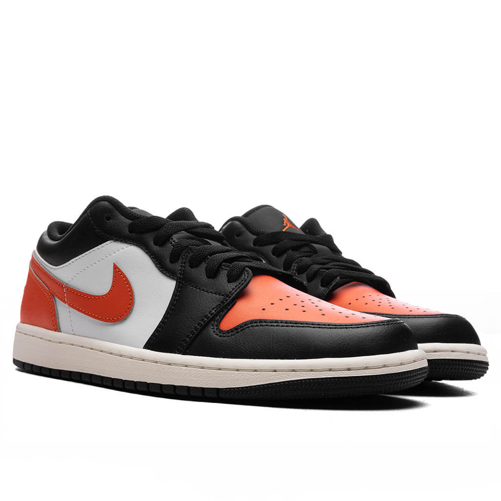 Air Jordan Low Black/Starfish/White/Sail – Feature