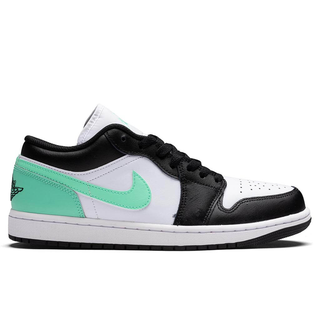 Air Jordan 1 Low - White/Black/Green Glow – Feature