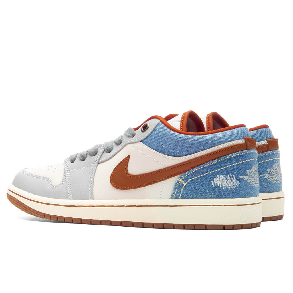Women's Air Jordan 1 Low - Phantom/Multi Color/Coconut Milk â Feature