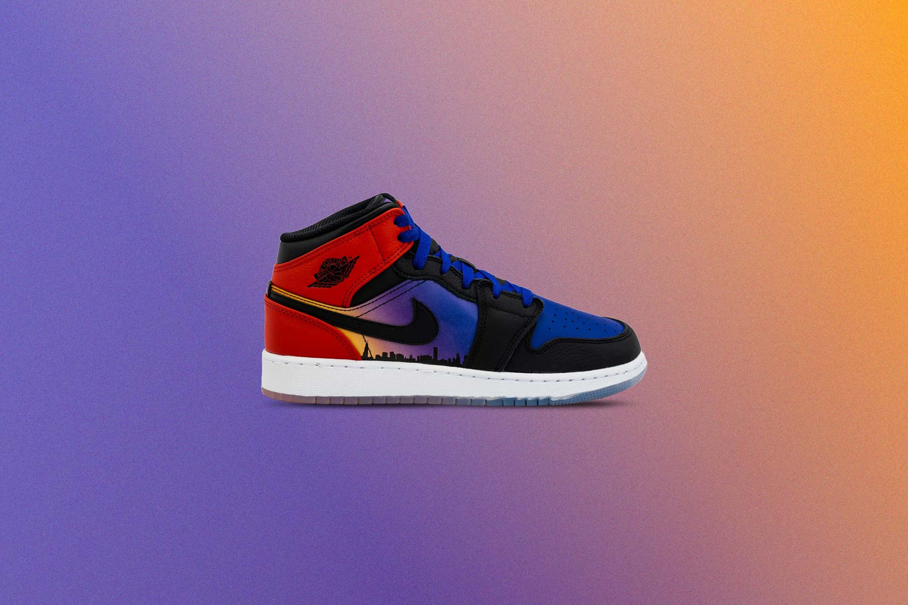 Air Jordan 1 Mid SS Skyline (GS) - Concord/Black/University Red â Feature