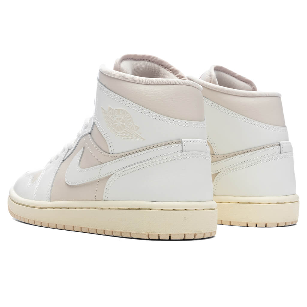Women's Air Jordan 1 Mid - Legend Light Brown/Sail/Muslin â Feature