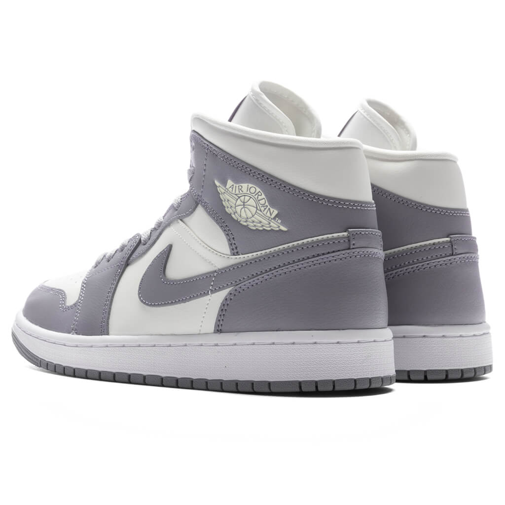 Women's Air Jordan 1 Mid - Sail/Stealth/White â Feature