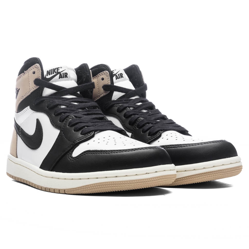 Women's Air Jordan 1 Retro High OG 'Latte' - Black/Legend Brown/White â Feature