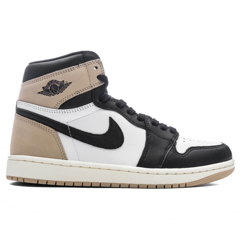 Women's Air Jordan 1 Retro High OG 'Latte' - Black/Legend Brown/White â Feature
