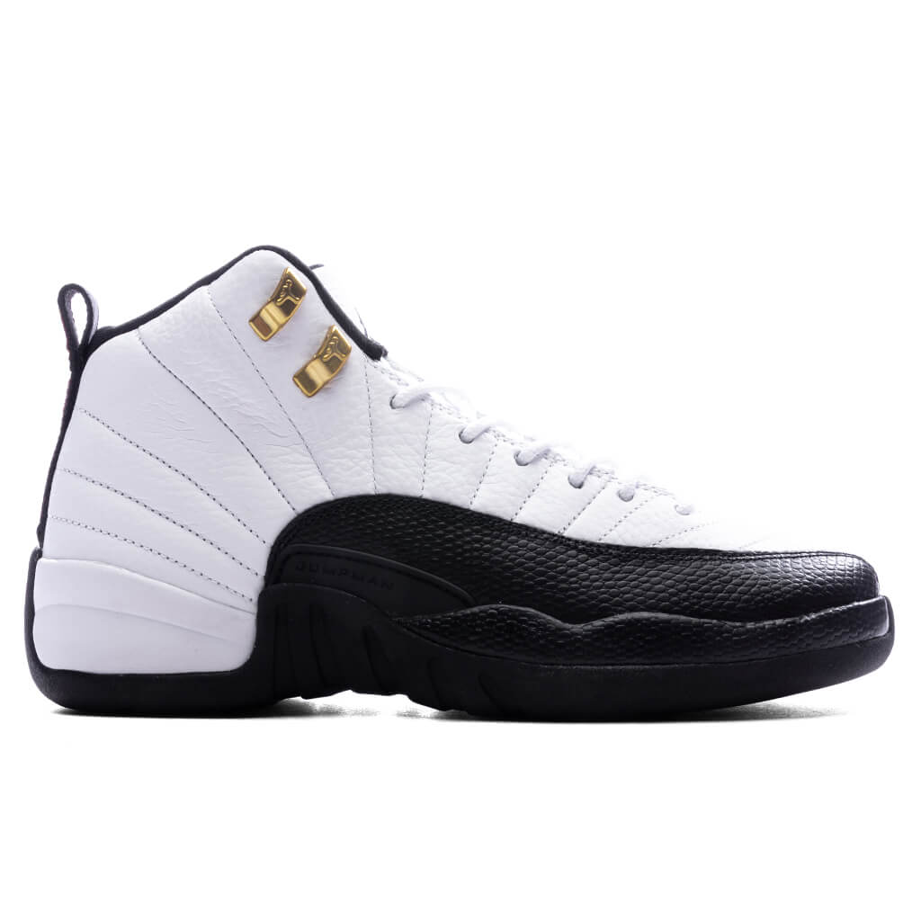 Air Jordan XII ホワイト/ブラック-タクシー 8.5 エアジョーダン12レトロ（GS） - ホワイト/ブラック/タクシー