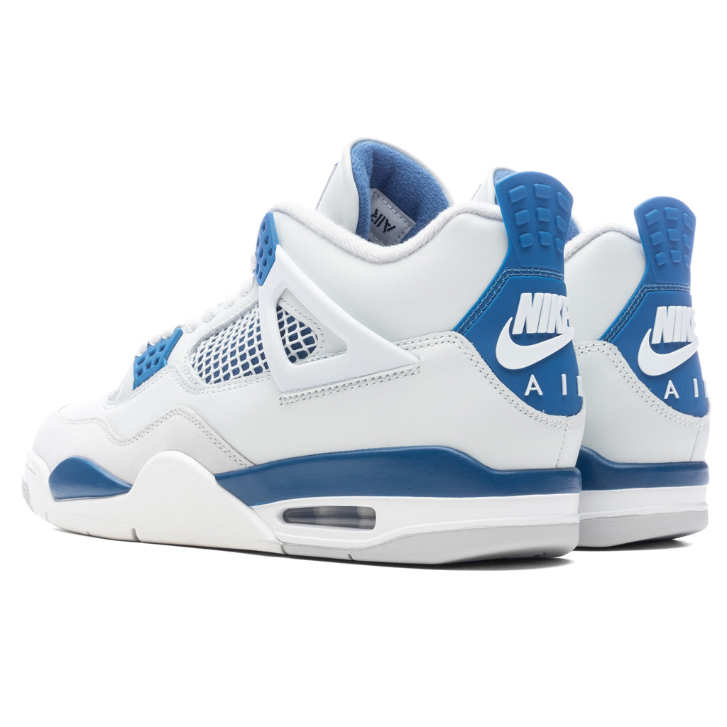 Air Jordan 4 Retro 'Industrial Blue' - Off White/Military Blue/Neutral â Feature