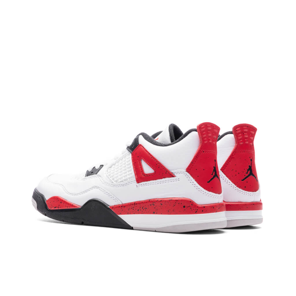 Air Jordan 4 Retro Red Cement (PS) White BQ7669-161