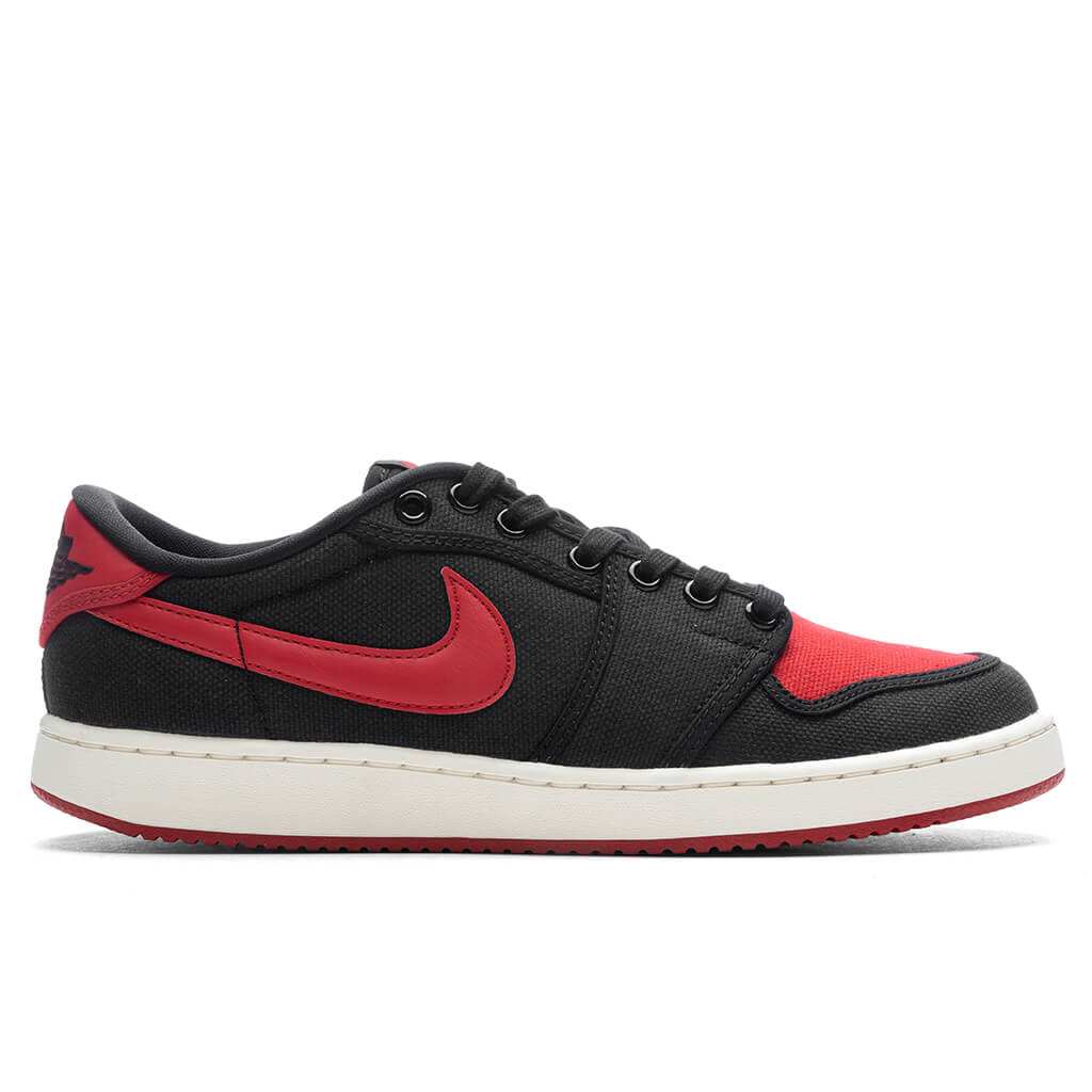 Air Jordan KO 1 Low 'Bred' - Black/Varsity Red/Sail â Feature