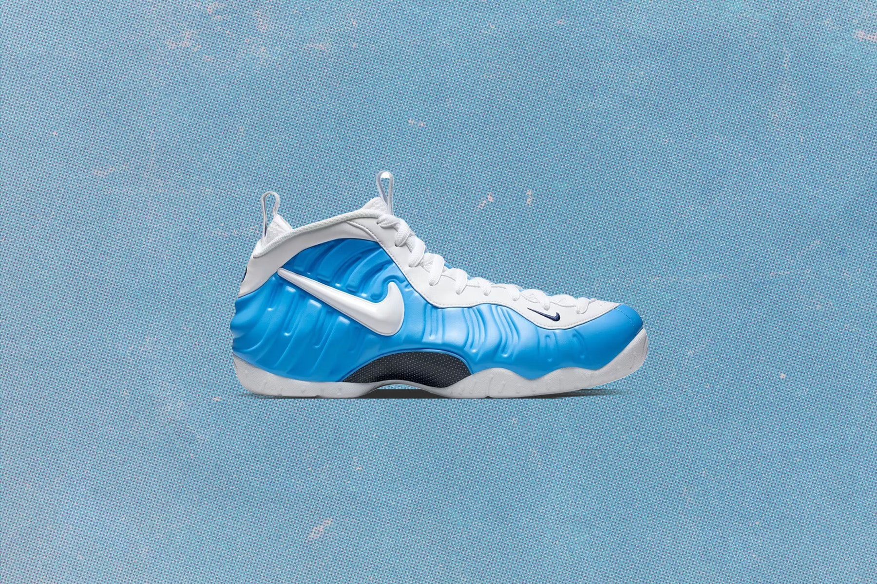 university blue foamposite