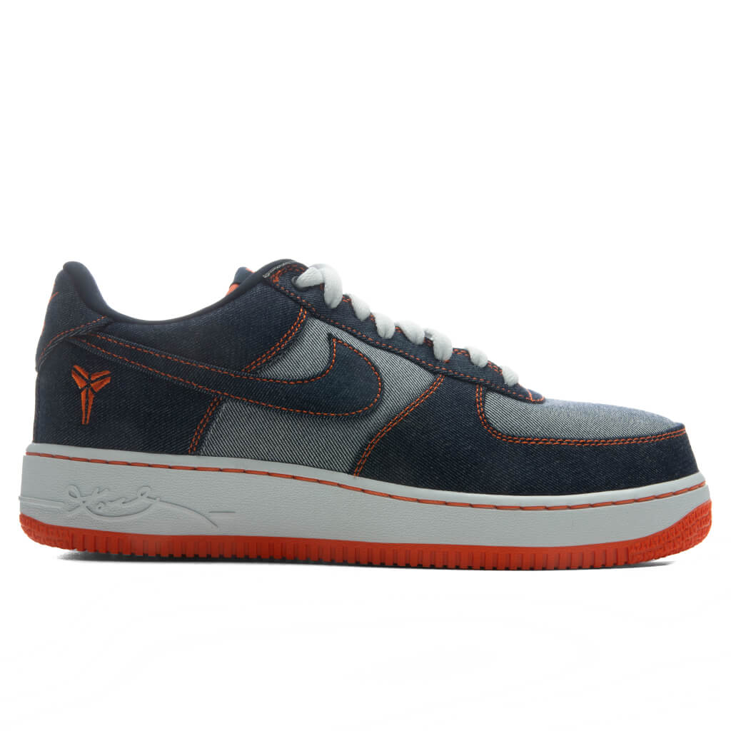 Nike x Kobe Bryant Air Force 1 Low 'Denim' - Obsidian/Safety