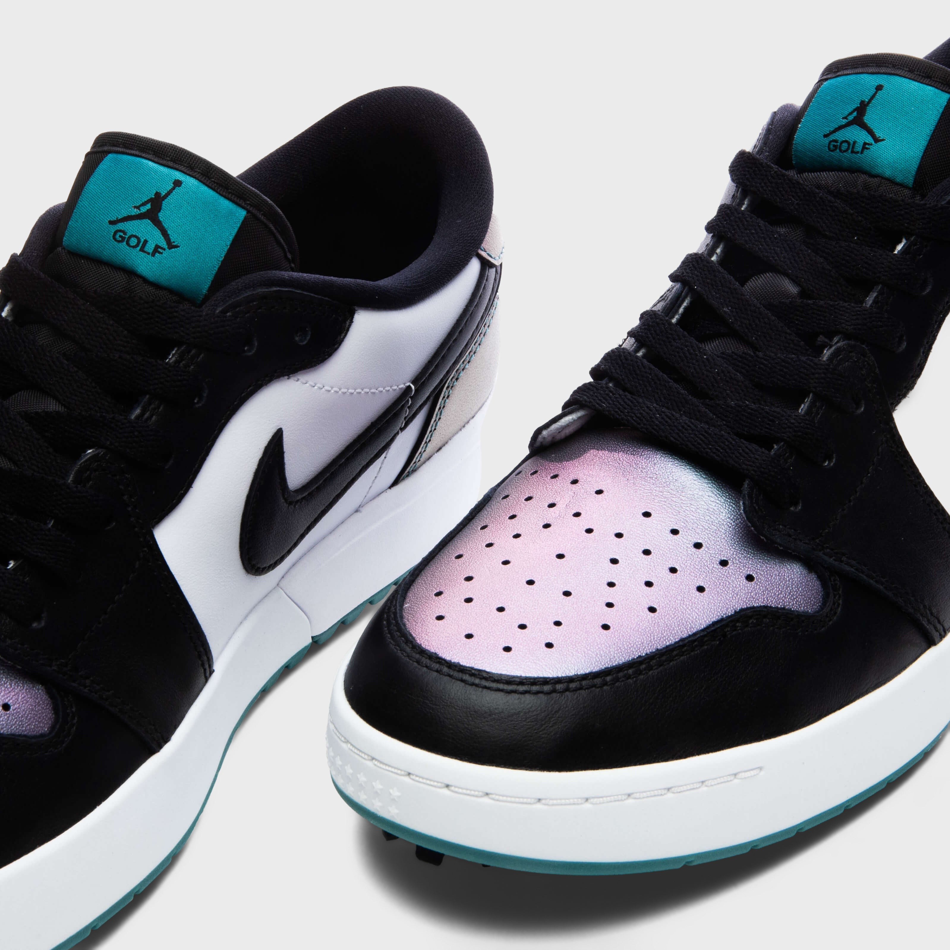Air Jordan 1 Low G Spiked - Mineral Teal/White/Black – Feature