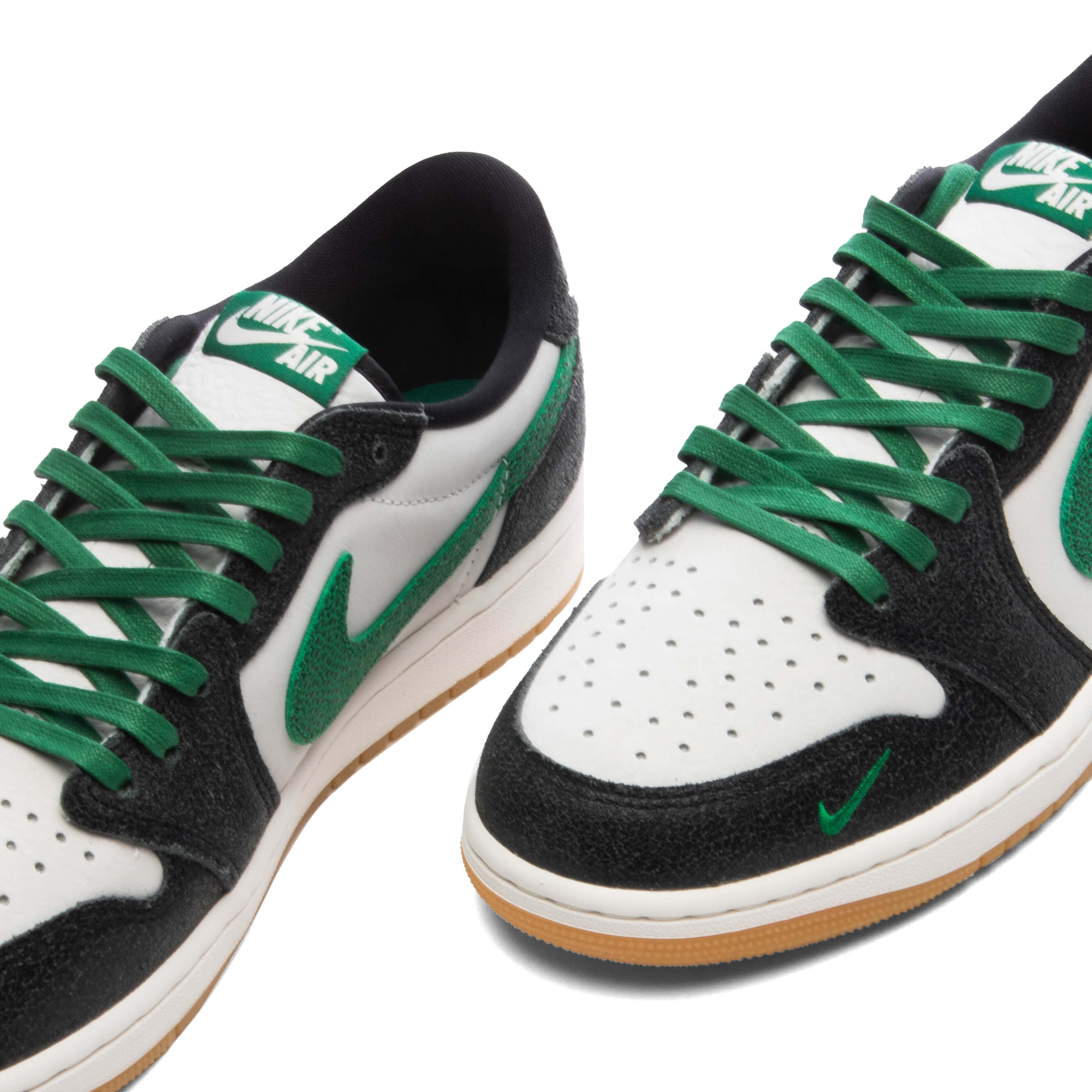 Air Jordan 1 Retro Low OG 'Phantom Pine Green' - Phantom/Pine