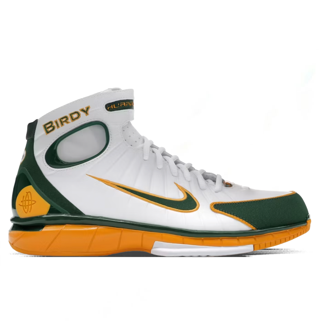 Air Zoom Huarache 2K4 'Sue Bird' - White/Deep Forest/Canyon Gold