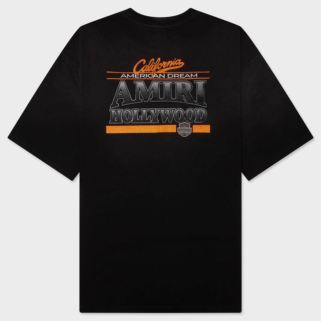 カズAMIRI Tシャツ American Dream Crystal OS Tee - Black – Feature