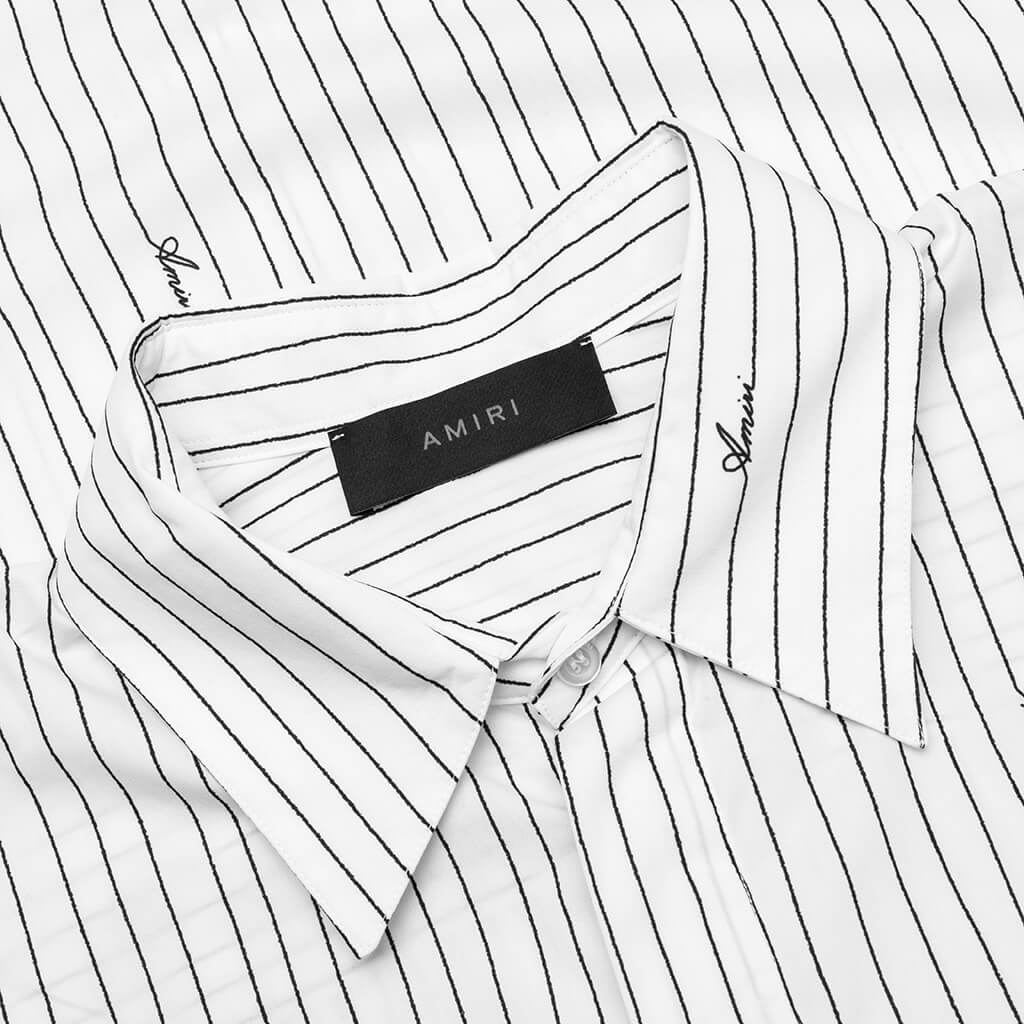 amiri dress shirt Amiri Script Poplin Shirt