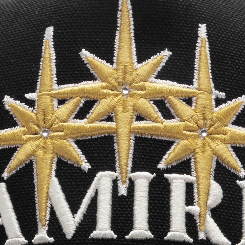 Amiri Starburst Canvas Hat Black – Feature - Main Image