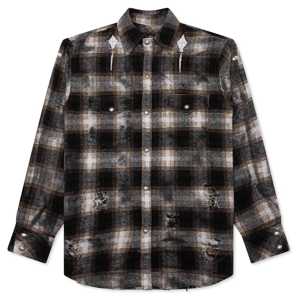 Angels Damaged Shirt - Brown – Feature