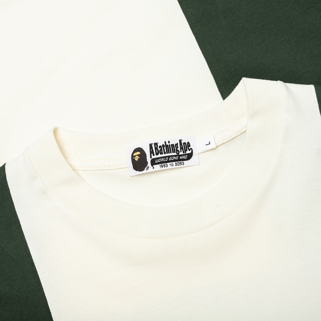 Bape Badges Color Blocking Tee - Ivory – Feature