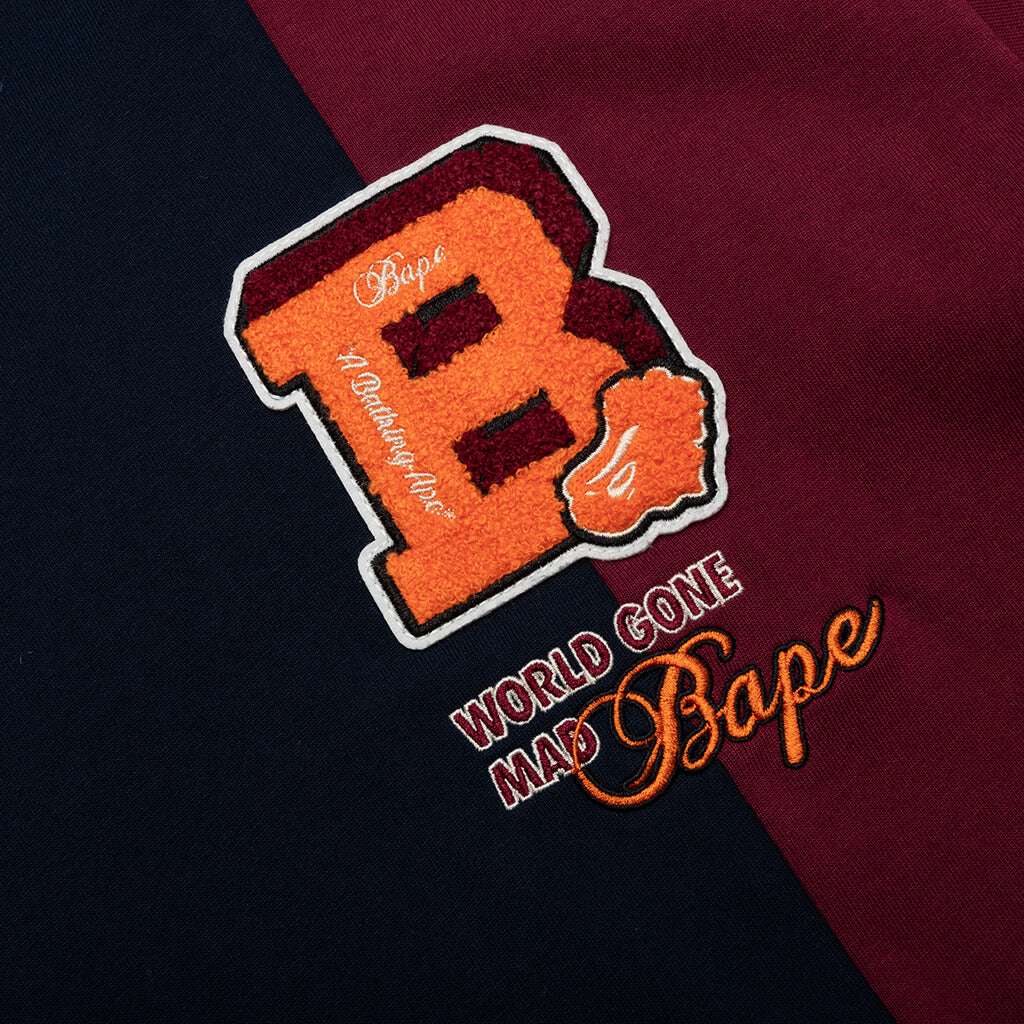 Bape Badges Color Blocking Tee - Navy – Feature