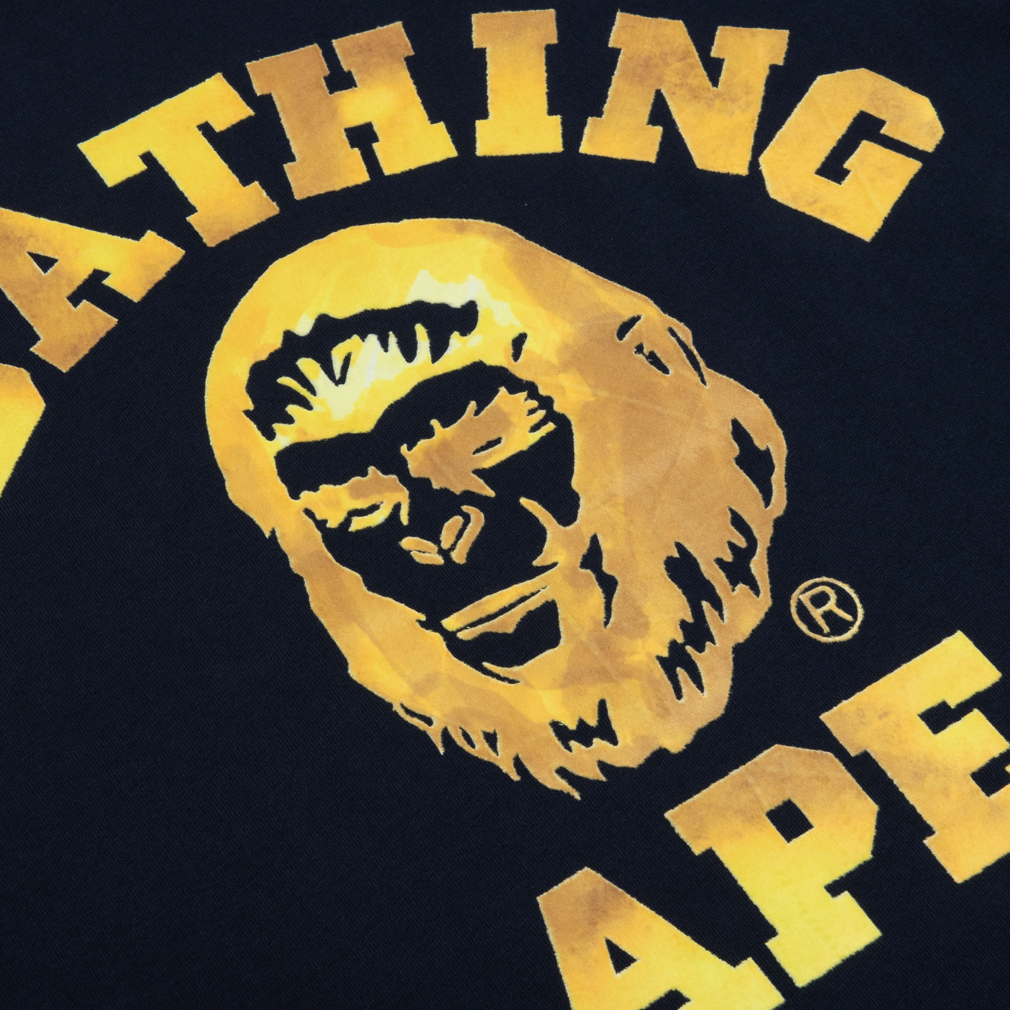 Bape College Graphic Tee - Navy – Feature