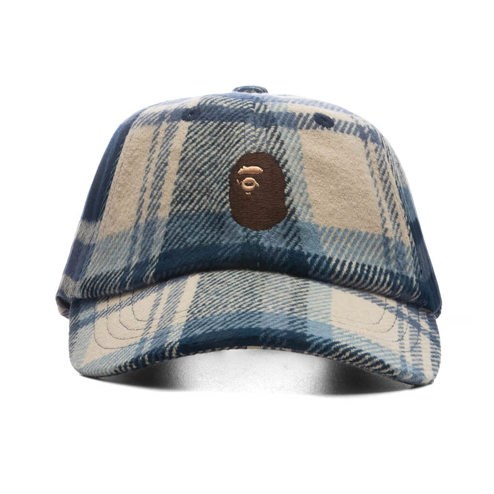 BAPE Check Panel Cap - Navy – Feature